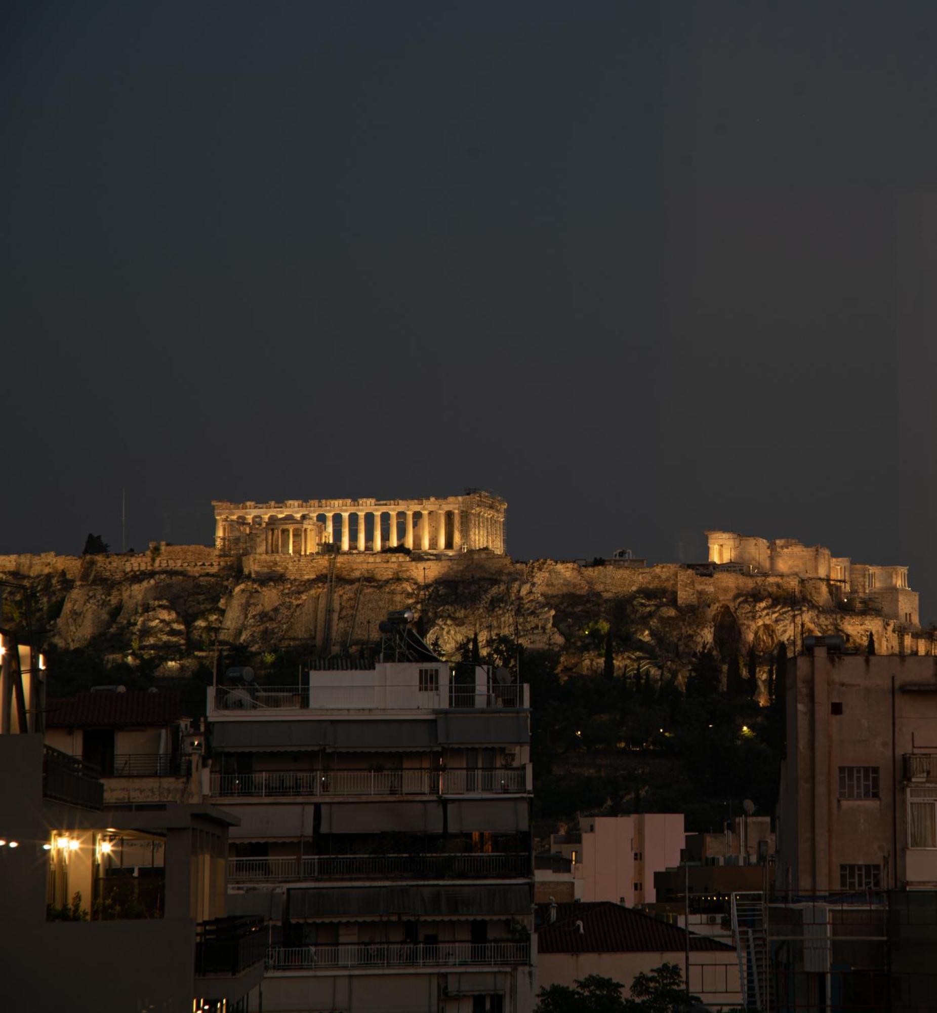 雅典Stunning Acropolis View - 500M Metro - At Historical Center公寓 外观 照片