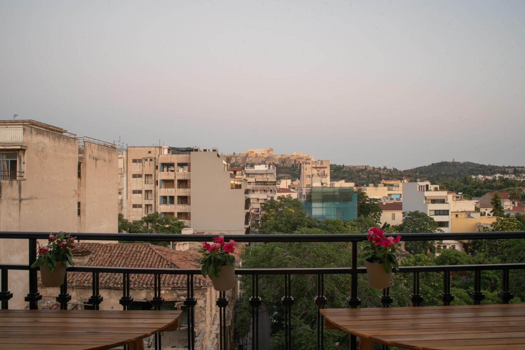 雅典Stunning Acropolis View - 500M Metro - At Historical Center公寓 外观 照片