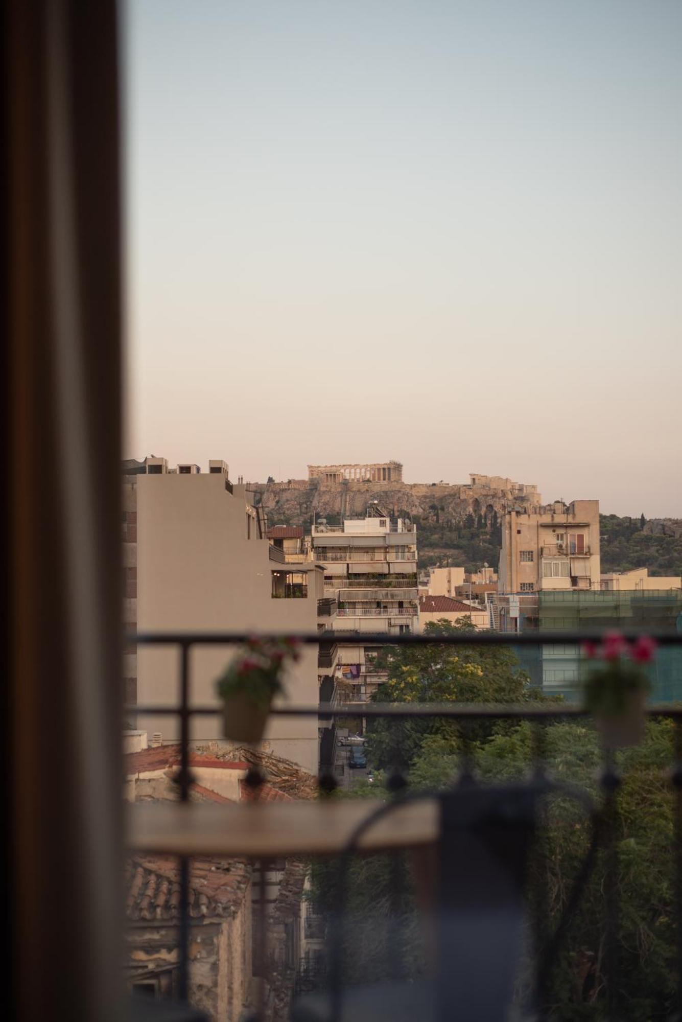 雅典Stunning Acropolis View - 500M Metro - At Historical Center公寓 外观 照片