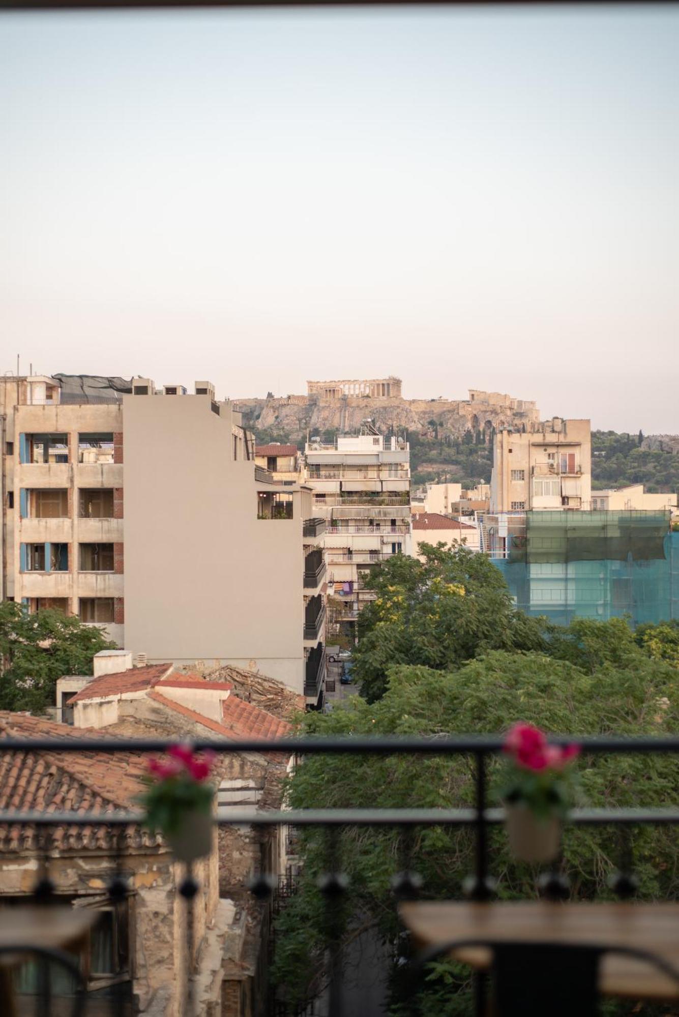 雅典Stunning Acropolis View - 500M Metro - At Historical Center公寓 外观 照片